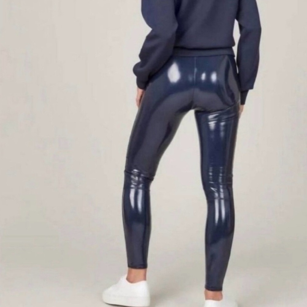 By SPANX - Shiny Blue Leggings, NWOT